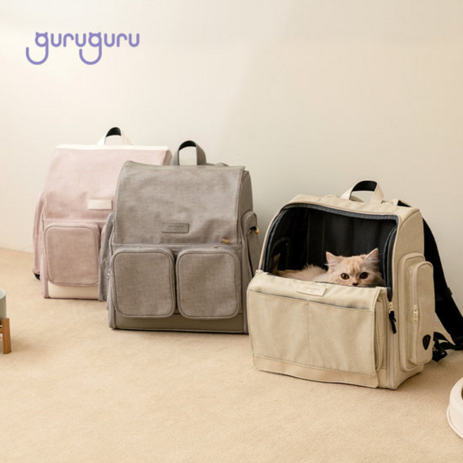 위고백 강아지 고양이 이동가방 백팩, 인디핑크, 1개