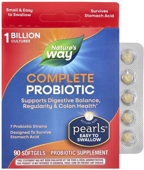 몸관리하세요 겨울입니다 Nature's Way Probiotic Pearls 컴플리트 소프트젤 90정 특별관리진행, NaturesWayProbioticPearls컴플리트소, 1개 - 쿠팡