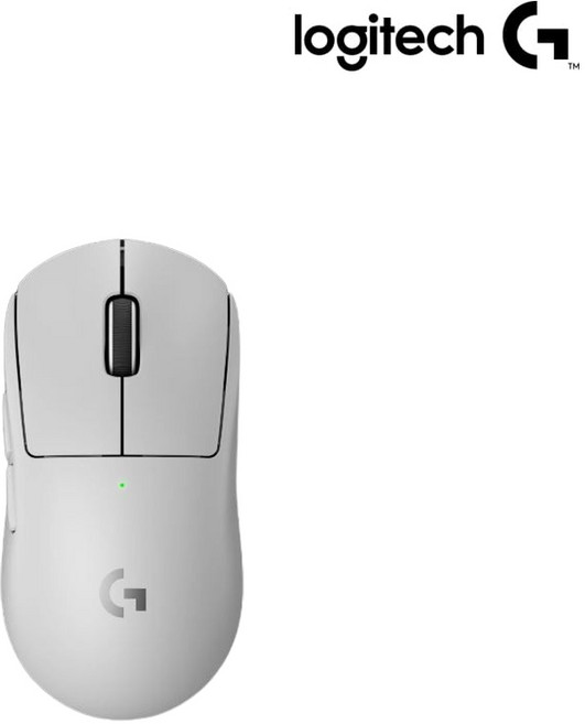 로지텍 PRO X SUPERLIGHT 2 무선 마우스 910-006, 화이트 (국내정품)