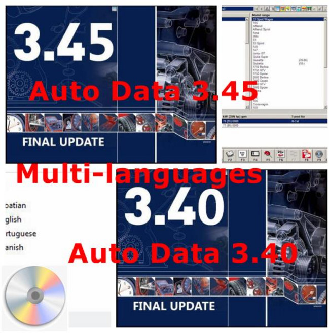 OBD22025 최신 자동 수리 소프트웨어 자동 데이터 3.45 설치 비디오가 포함된 배선 다이어그램 데이터 Auto, 01 Sent by Email, 01 Sent by Email