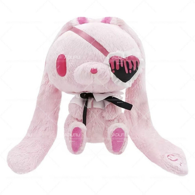Gloomy Bear 긴귀 토끼 캐릭터 인형 폭신폭신 컬렉션용 필수템 귀여운 집콕템 선물추천, 1개, 핑크, 15cm