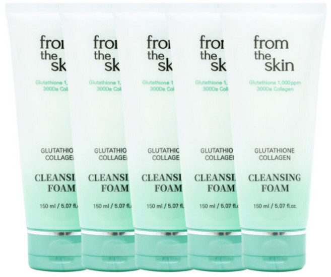 프롬더스킨 글루타치온 콜라겐 클렌징 폼, 150ml, 5개