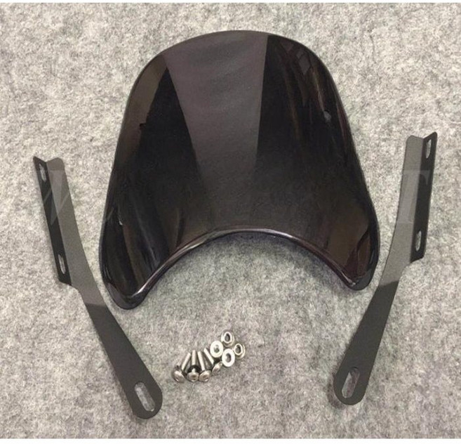 아프릴리아 FB몬디알 힙스터125 호환 윈드 스크린 실드 바이저, 1개