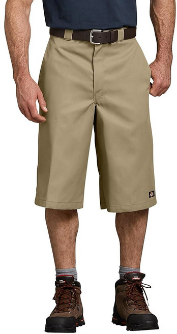 디키스 남성용 15인치 릴랙스 워크 반바지 다용도 포켓과 내구성이 뛰어난 원단을 사용하는 경량 유니폼