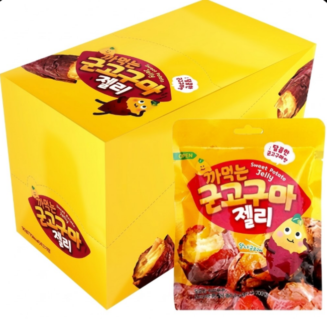 까먹는 군고구마 젤리, 24개, 50g