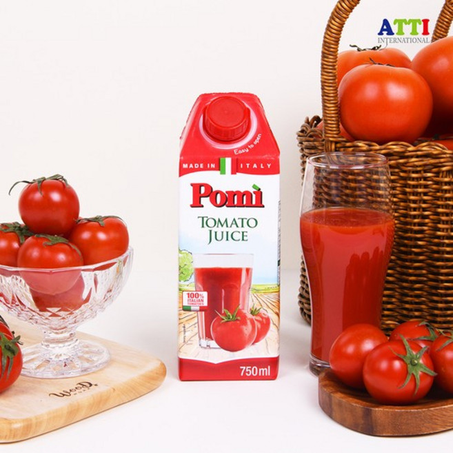 착즙 100% 첨가물 없는 이탈리아산 토마토주스 750ml x 3개