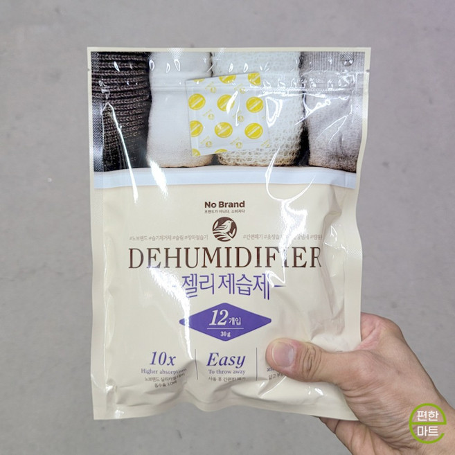 노브랜드 젤리제습제 12입, 30g, 3개