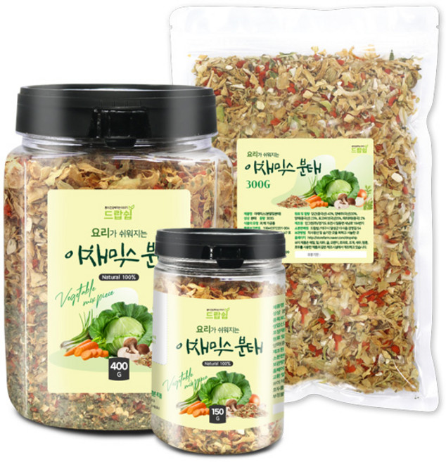 야채믹스 분태 400g(통) 건조 야채 후레이크 라면 계란찜, 400g, 1개