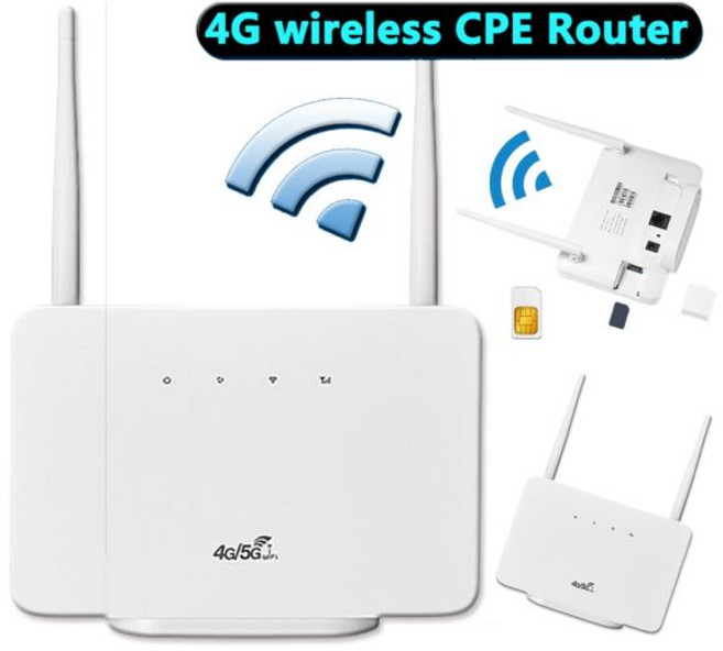 CPE106-E 4G LTE CPE 라우터 모뎀 300Mbps 무선 스팟 외부 안테나 심 카드 슬롯 포함 가정 여행 업무용 EU/, 01 CHINA