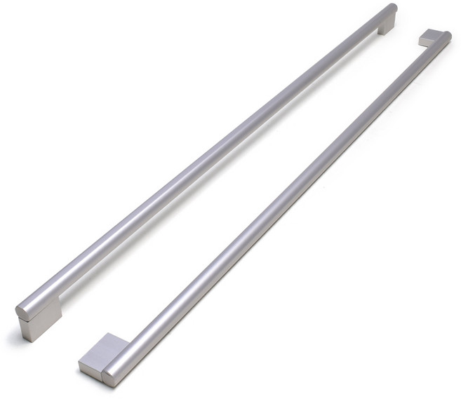 두일기업 반달봉 2구 가구손잡이 실버 P570 2개, 1세트