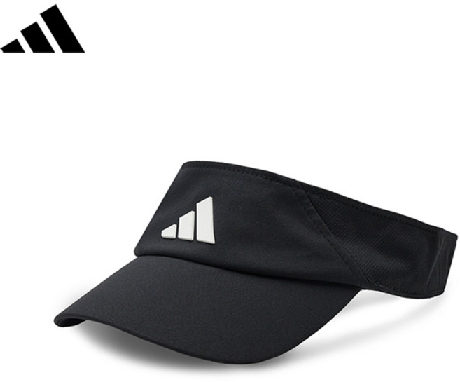 아디다스 에어로레디 바이저 캡 모자 HT2042, 블랙_IC6519, 1개