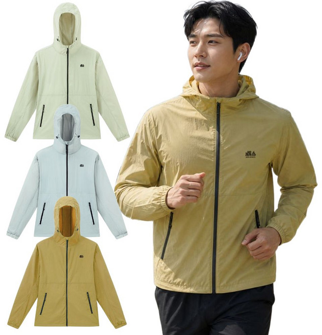 제라스포츠 초경량바람막이 자외선차단 여름바람막이 191그램 가벼운잠바