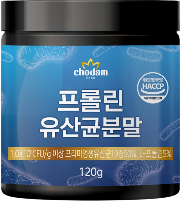 초담식품 프롤린유산균분말, 1개, 120g - 쿠팡