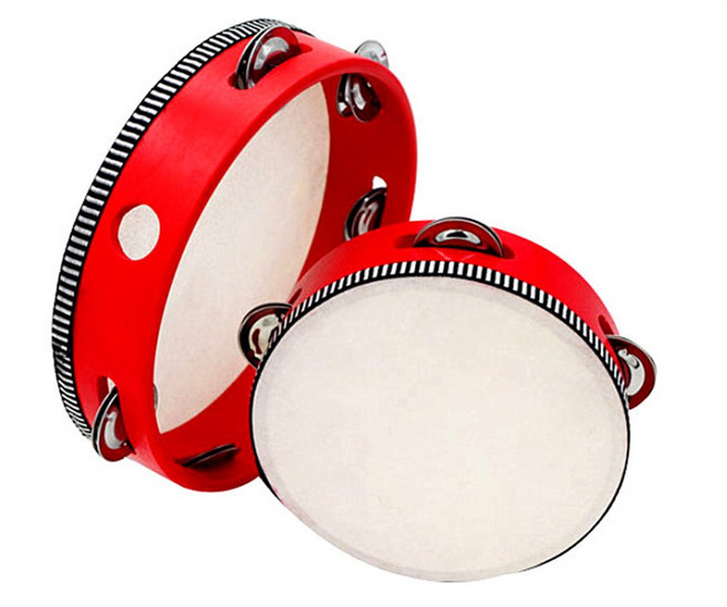 가벼운 탬버린 발레 무용 탬버린 발레학원 에스멜라다 3종 탬버린 6 7 8 인치, 베이지