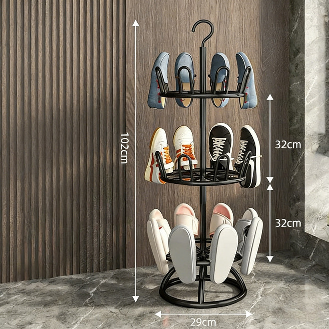 신발 운동화 신발 건조걸이 신발걸이 대용량 걸이형, 블랙