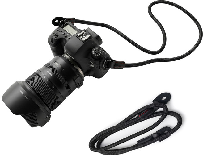 스냅케이스 카메라 스트랩 로프형, 1개, CS02 블랙