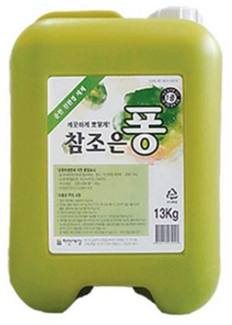 참조은퐁 13kg 1종 주방세제 대용량 업소용 말통, 7개