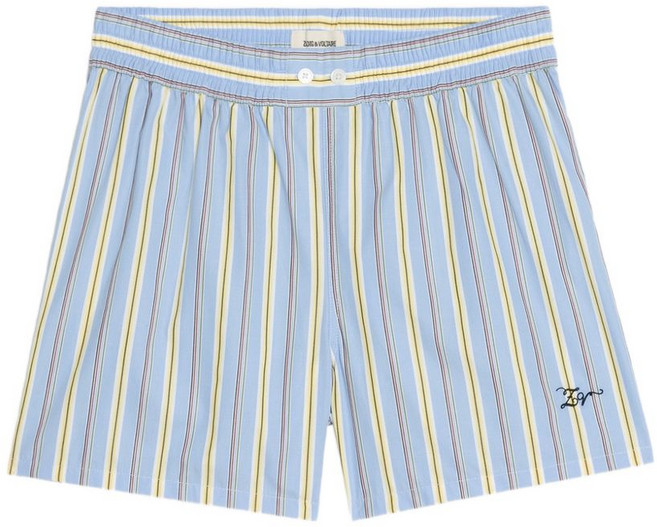 쟈딕앤볼테르 스트라이프 로고 쇼츠