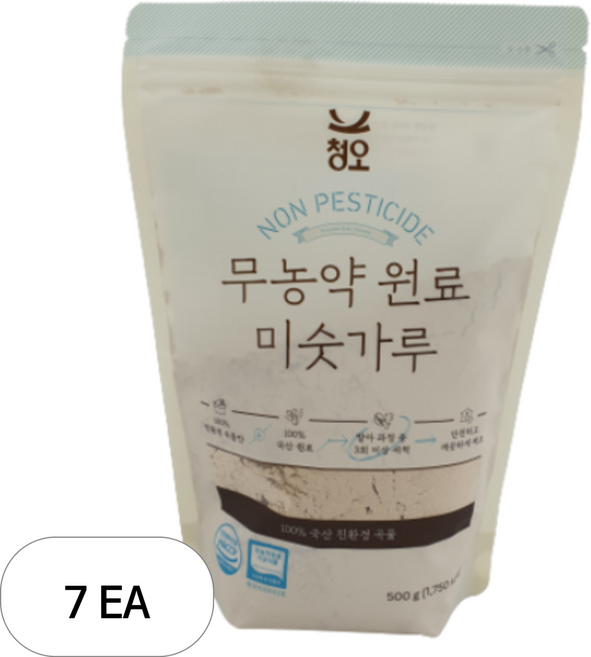 청오건강 미숫가루, 500g, 7개