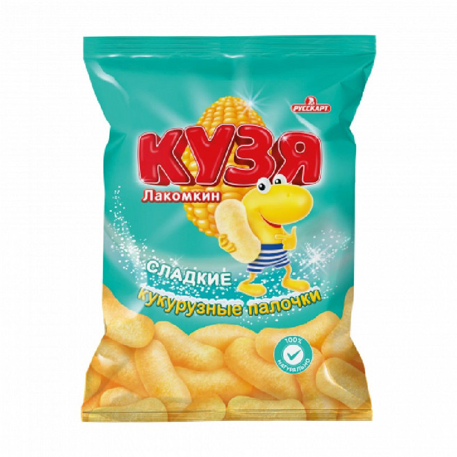 "KUZYA" 쿠지야 옥수수 바삭 스틱, 1개, 100g