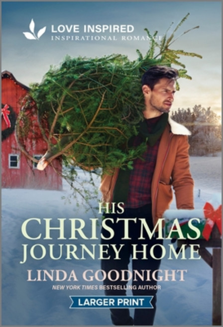 (英文圖書)His Christmas Journey Home: An Uplifting Inspirational Romance Mass Market Paperbound, Love Inspired Larger Print, 英文, 大眾市場平裝版
