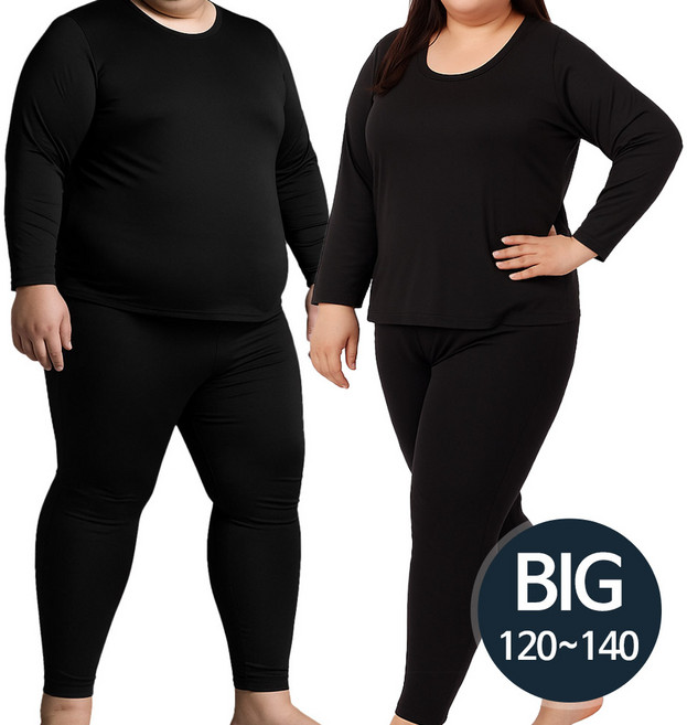 BFL 빅사이즈 남여공용 초극세사 내의세트