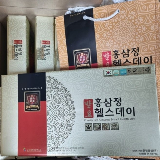 발효 홍삼정 헬스데이 홍삼진액 스틱 프리미엄 15ml 60포, 1개, 900ml