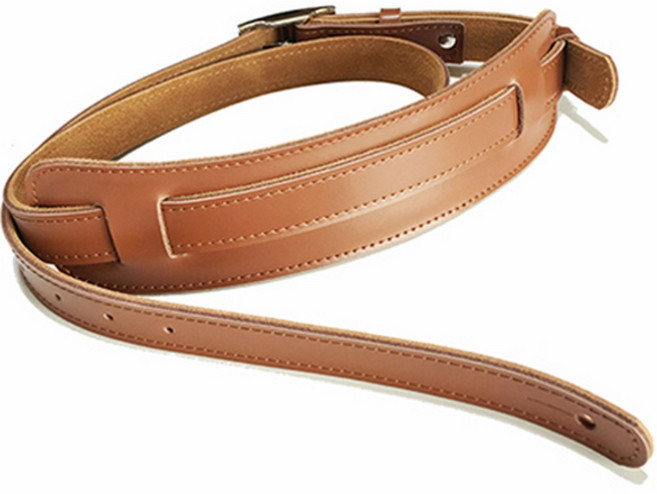 코네임 통기타 멜빵끈 어깨끈 가죽 기타 스트랩 브라운, 2개