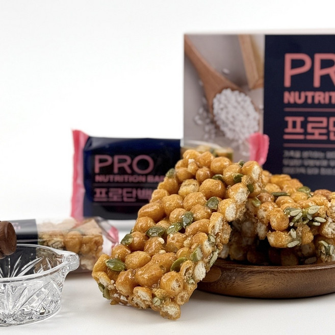 한터식품 프로단백해 견과오란다 옛날과자, 30개, 15g