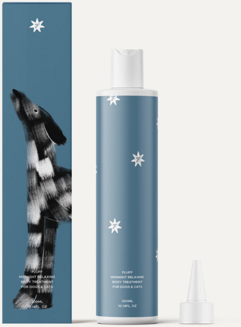 [플러프 Fluff] 미드나잇 릴렉싱 바디워시 반려동물 저자극 샴푸 300ml 1개