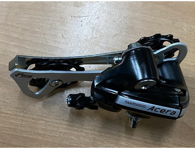 SHIMANO ACERA RD-M360 SGS-L 7-8速後變速器 21/24速長腿支援36T, 1個
