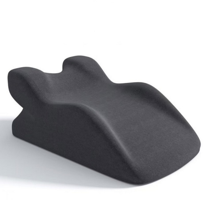 편안한 수면 베개 얼굴 아래 베개 인체 공학적 메모리 폼 수면 베개 침대 부드러운 웨지 지지대 독서용 휴대폰, Dark Gray A