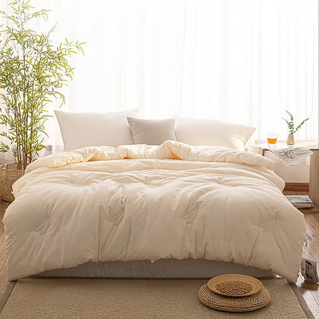 포근랩 먼지없는 알러지케어 차렵이불 콩섬유 항균 순면 사계절