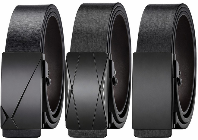 티나 1+1+1 남성 이너버클 자동벨트 3종 세트 빅사이즈 체형별 3가지 길이 130CM까지