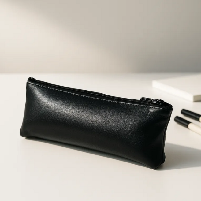 가죽 도장케이스 도장집 블랙, 1개