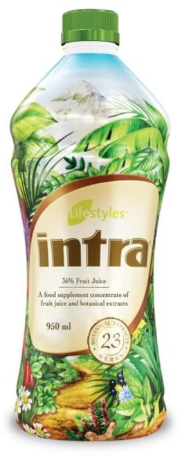 인트라 라이프스타일 캐나다산 허벌 주스 드링크 지원 소화 건강 식물성 음료 23가지 식물 추출물 1병 950, 950ML 1개 - 쿠팡