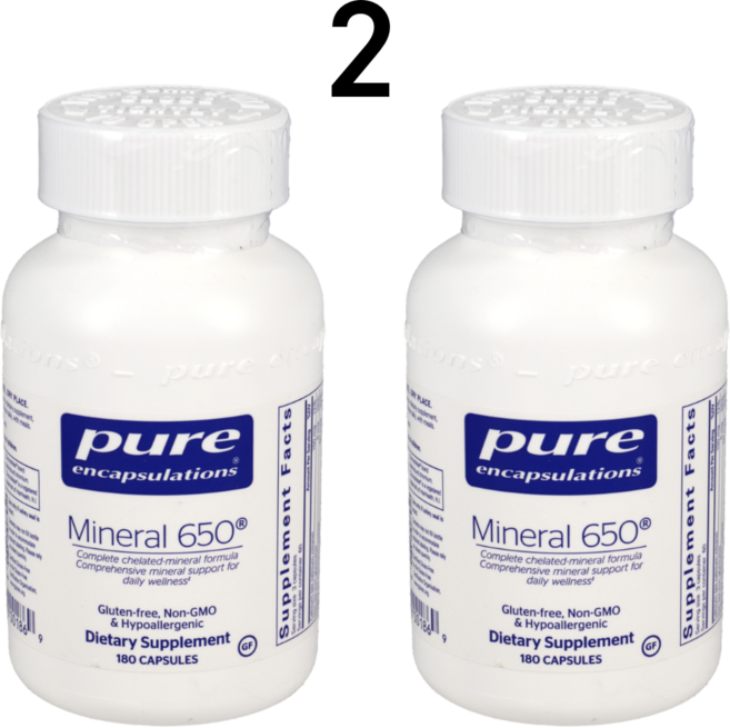 퓨어인캡슐레이션 미네랄650, 2개, 180회분