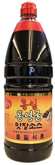 홍일 통영굴 맛장소스 / 굴간장 / 홍게와 굴의 만남 / 편스토랑, 1개, 1.8L