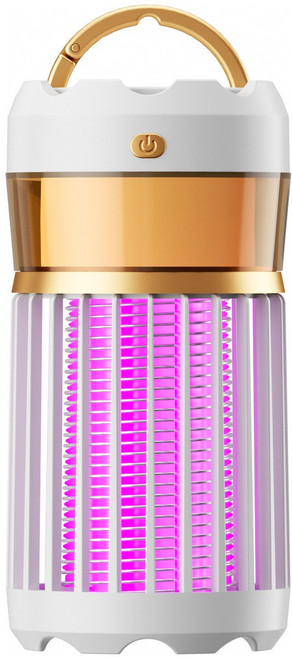 KDNC 모기퇴치기 캠핑 무드등 벌레퇴치기 해충퇴치기 휴대용 캠핑 라이트 LED 전기 모기퇴치기, 화이트, 충전식2000mah