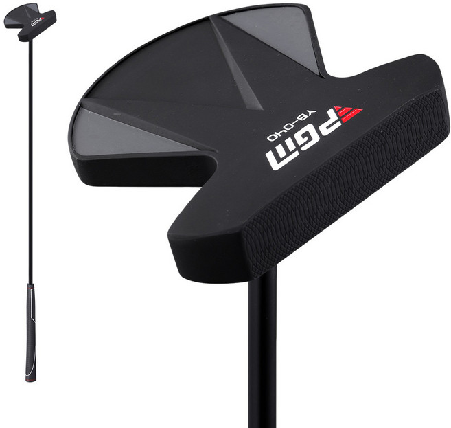 PGM 제로토크퍼터 남자 여성퍼터 저중심 센터샤프트퍼터 블랙, 3도, R