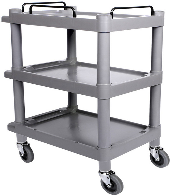 지오리빙 표준형 3단 서빙카트 운반카트 업소용 소형, 1개