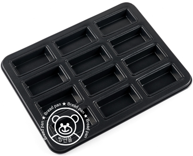 휘낭시에틀 12구 양면코팅 홈용 휘난새12구, 1개