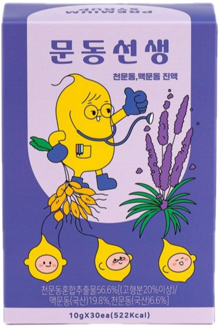 문동선생 맥문동 천문동 진액 액상스틱 30포, 30개, 30g