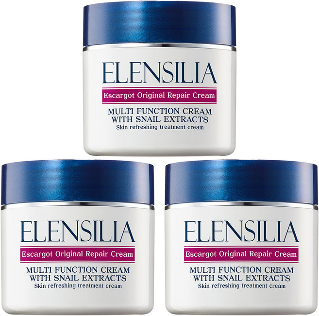 엘렌실라 에스카르고 오리지날 달팽이크림, 50g, 3개