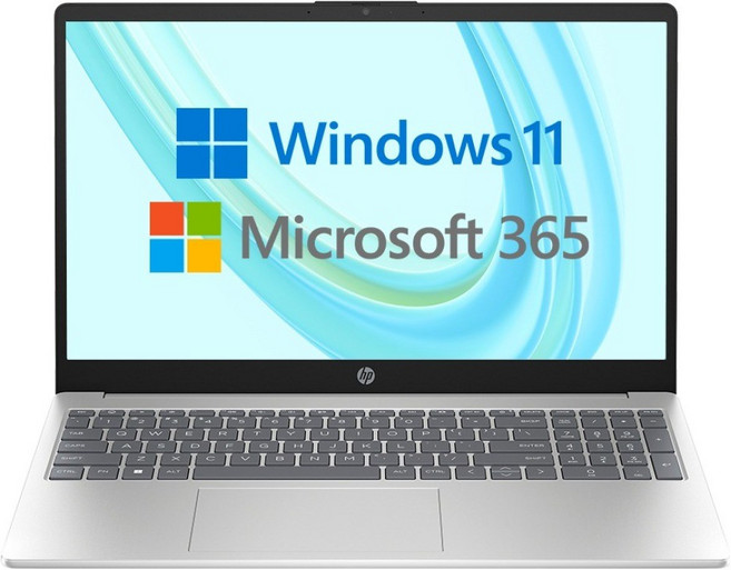 HP 2025 노트북 15 N-시리즈 N-시리즈, 내추럴 실버, 128GB, 8GB, WIN11 S, 15-fd0654TU