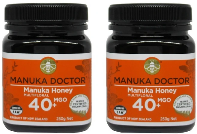 뉴질랜드 마누카닥터 마누카꿀 허니 멀리플로랄 40+ MGO, 250g, 2개 - 쿠팡