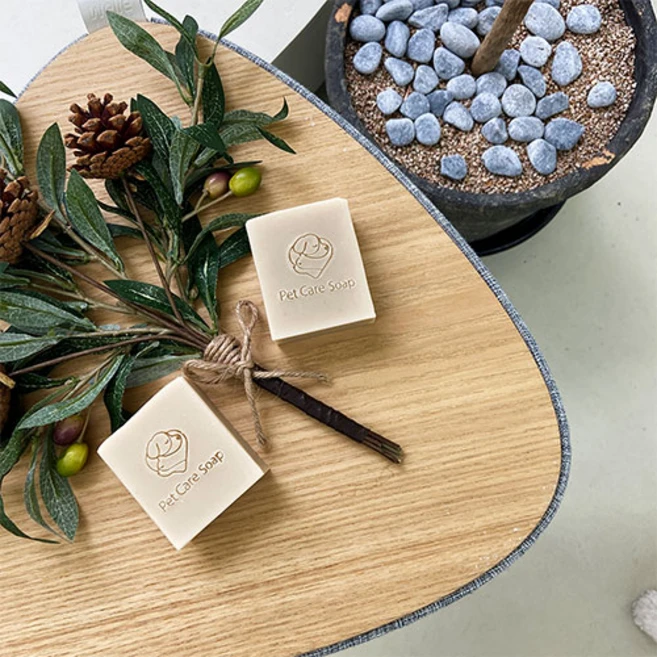 펫케어솝 강아지 샴푸 피톤치드비누 110g, 1개 - 쿠팡