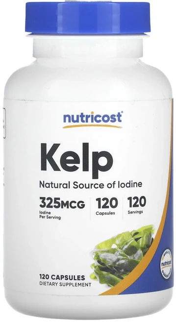 새해 첫좋은선물 Nutricost 켈프 325mg 캡슐 120정 제대로 할인합니다, 1개 - 쿠팡