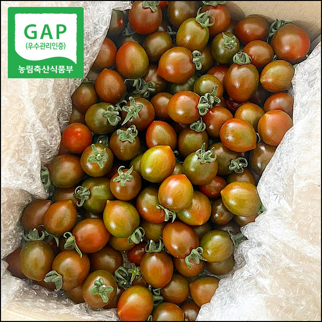 [특가!] "9900원부터~" 진짜!! 대저 흑대추방울토마토 3kg 2kg 1.5kg 1kg 500g 짭잘이 대추방울토마토 부산 산지직송 초록담다, 1개, [프리미엄] 대저 흑대추방울토마토 500g