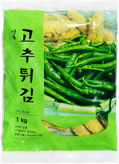 [대하식품] 고추튀김 1kg, 1개